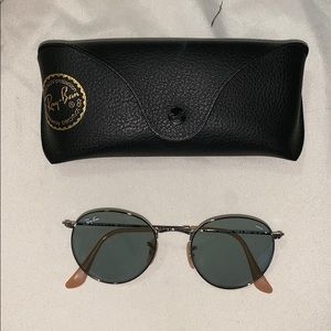 Rayban round metal sunglasses